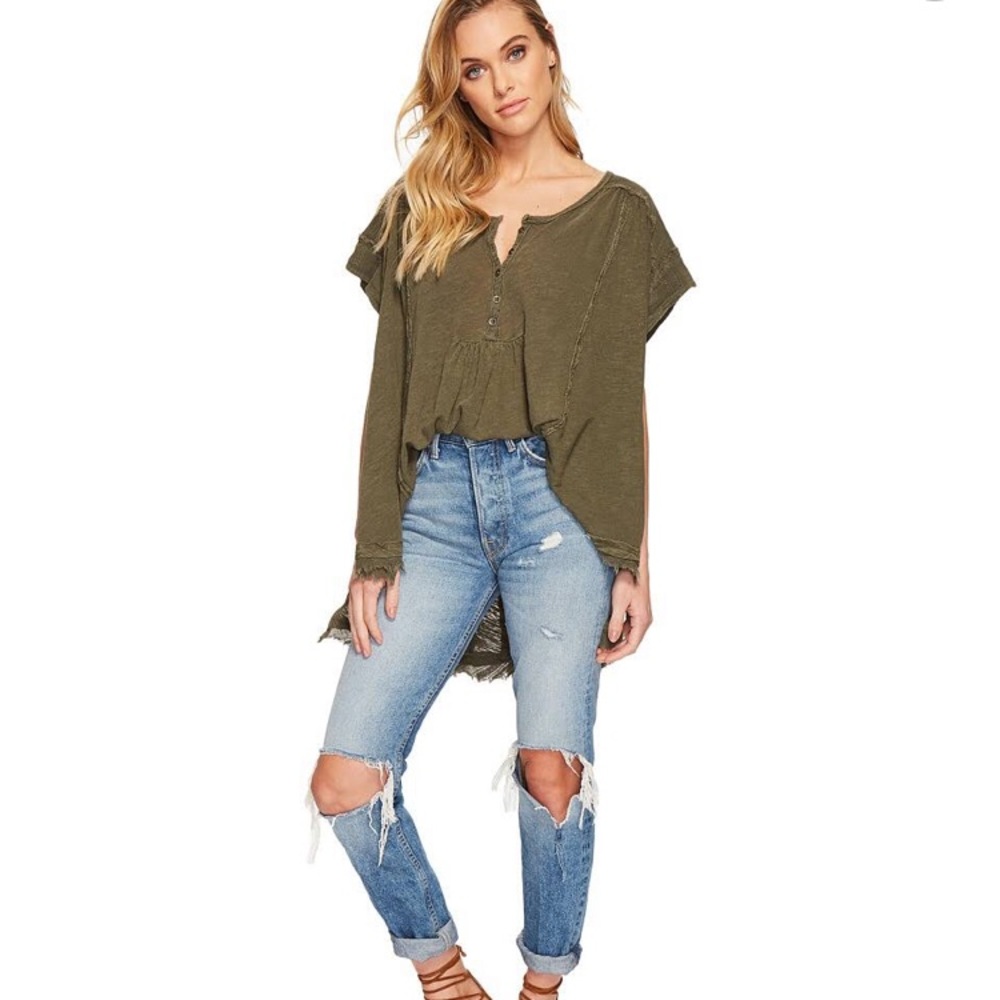 Free People Aster Olive Henley